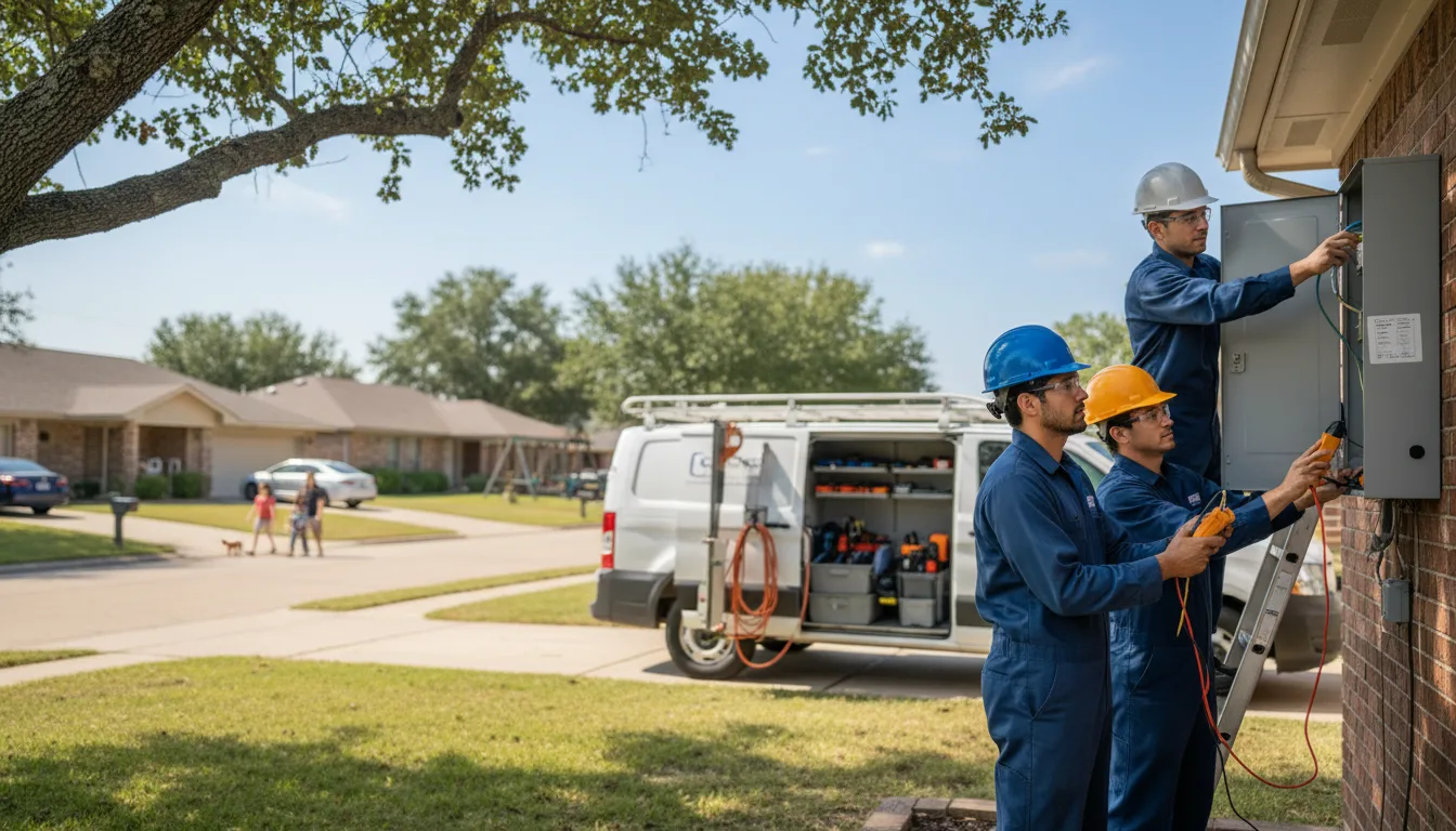 Certified electrician providing emergency electrical services in Rural Ridge, PA